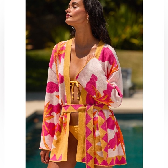 Maaji Sweaters - Maaji Summer Dunes Cover Up/ Belted Sweater.